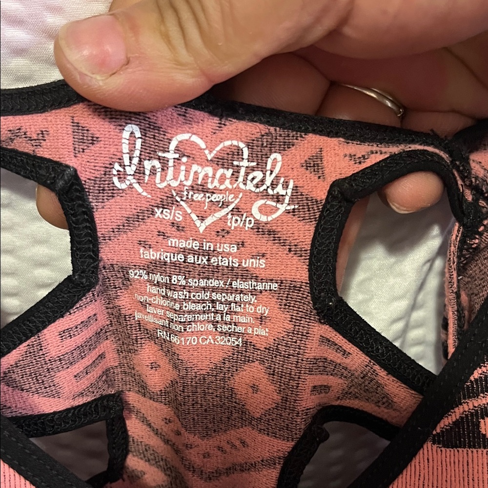 Geometric Patterned Pink And Black Mini Dress - image 2